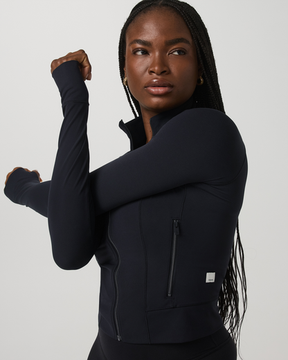 Vuori AllTheForm™ Fitness Jacket Women's Black Workout Jacket | Vuori discount - US 7308