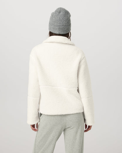 Lou Full Zip Jacket Women's Marshmallow Fleece Jacket | Vuori outlet - US 7539