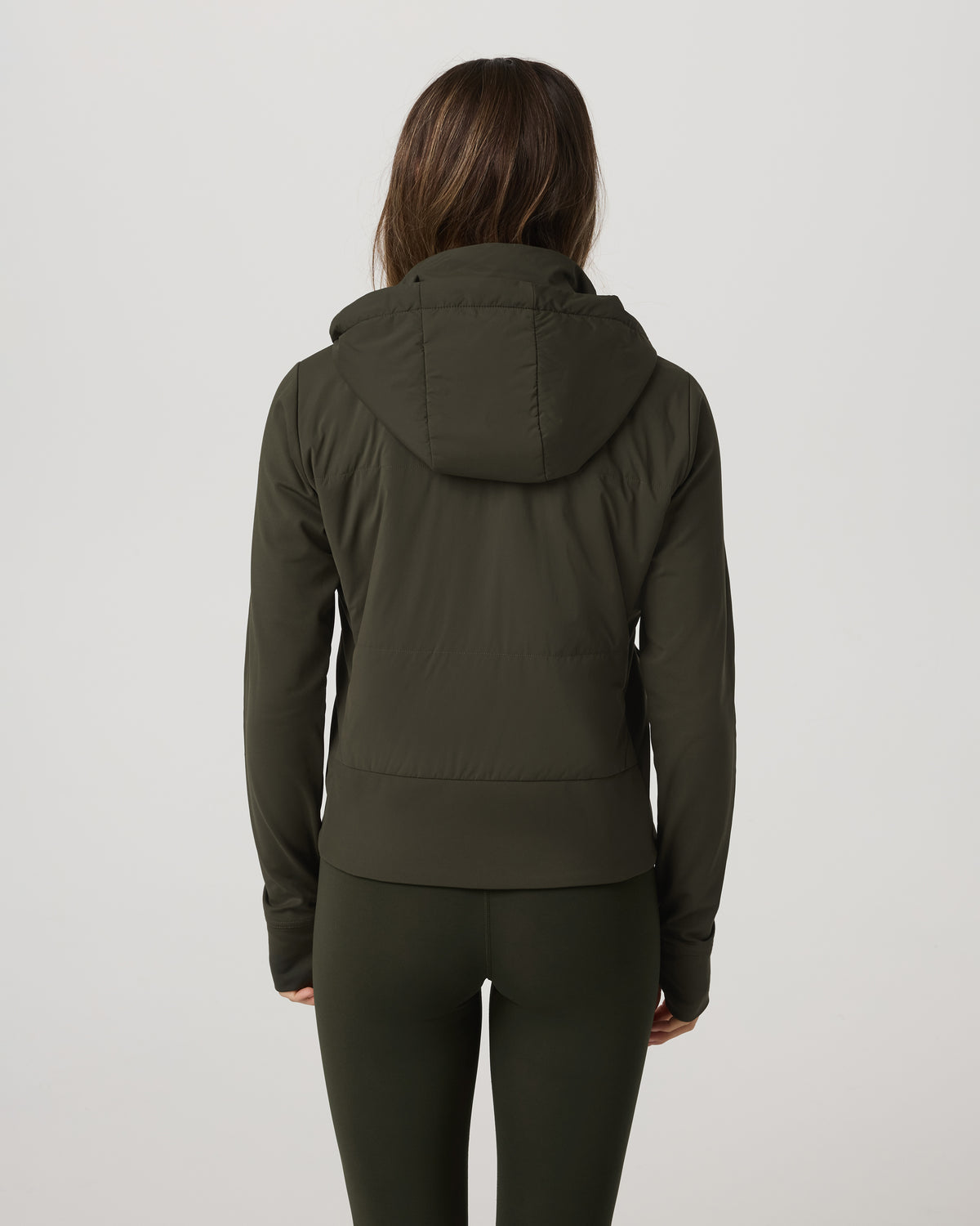 Chilled Out Full Zip Women's Olive Training Jacket | Vuori for sale - US 7638
