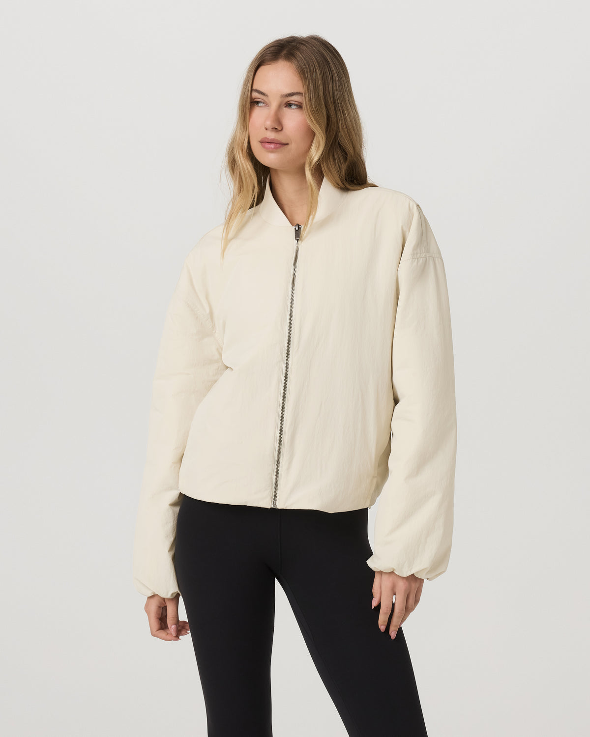 Lund Insulated Jacket Women's Bone Oversized Jacket | Vuori outlet - US 5687