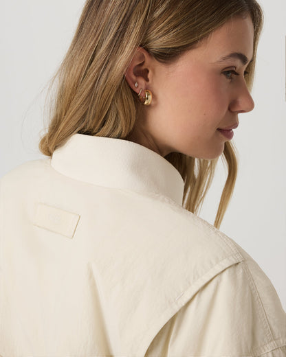 Lund Insulated Jacket Women's Bone Oversized Jacket | Vuori outlet - US 5687