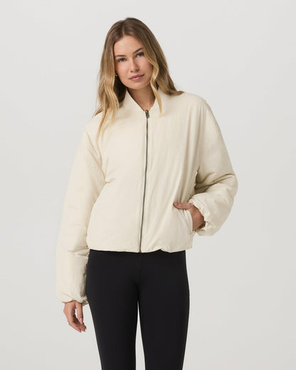 Lund Insulated Jacket Women's Bone Oversized Jacket | Vuori outlet - US 5687