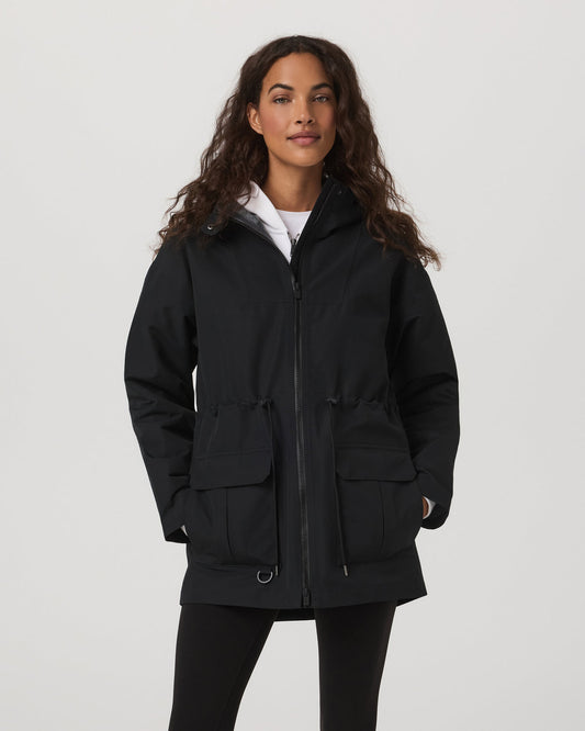 Pfeiffer Rain Jacket Black | Vuori onsale - US 6068
