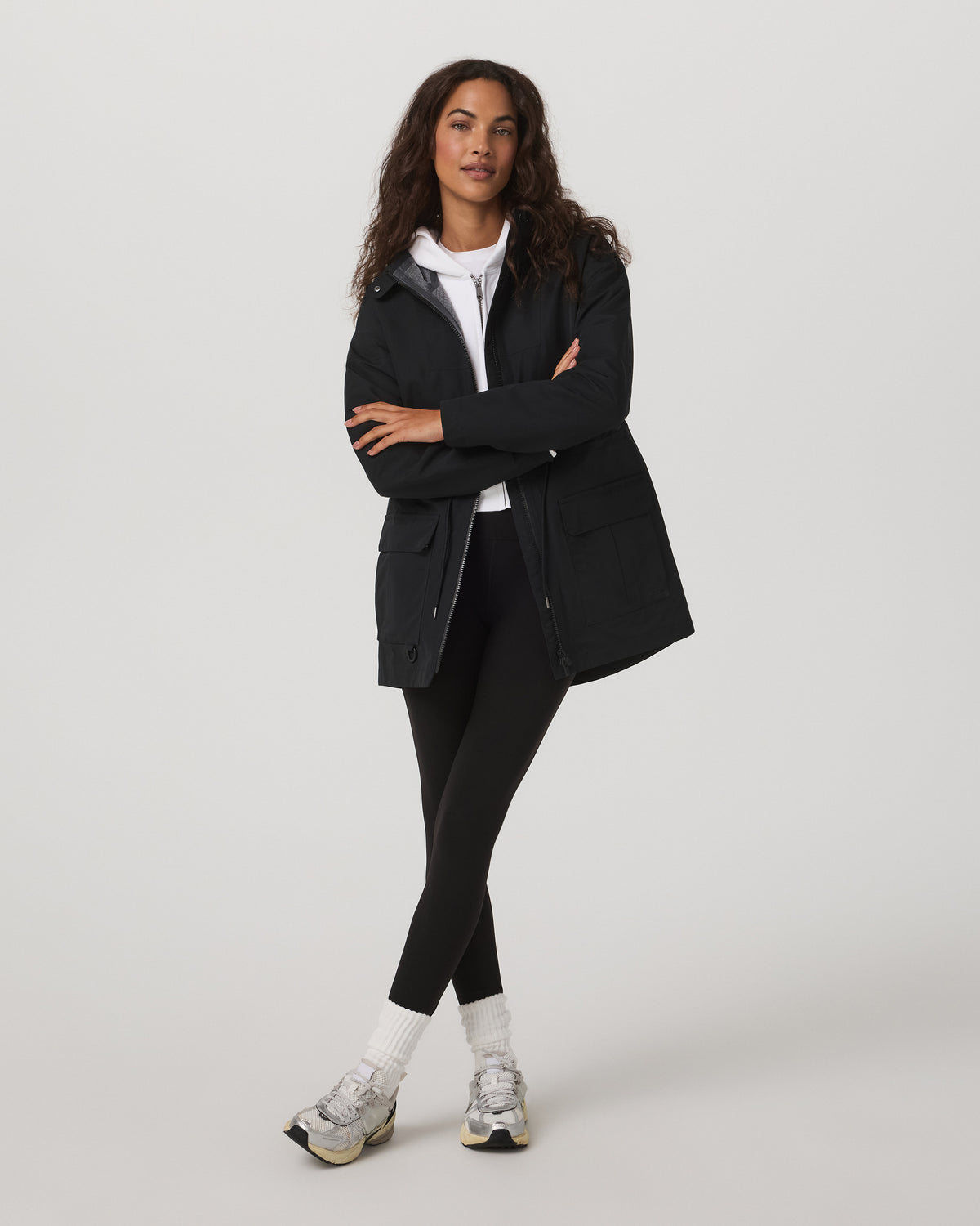 Pfeiffer Rain Jacket Black | Vuori onsale - US 6068