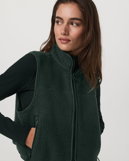 Alpine Vest Women's Evergreen Fleece Vest | Vuori outlet - US 8265