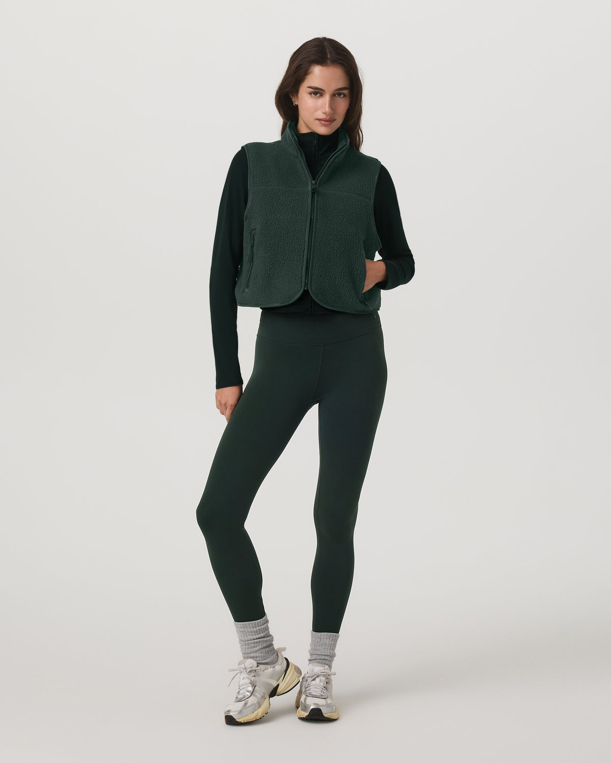 Alpine Vest Women's Evergreen Fleece Vest | Vuori outlet - US 8265