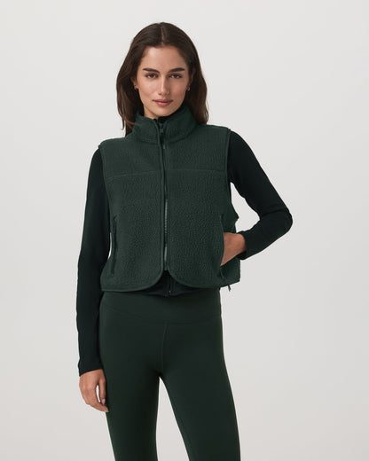 Alpine Vest Women's Evergreen Fleece Vest | Vuori outlet - US 8265