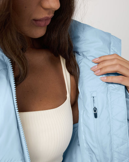 Alta Down Jacket Women's Crystal Blue Puffer Jacket | Vuori sale - US 2007