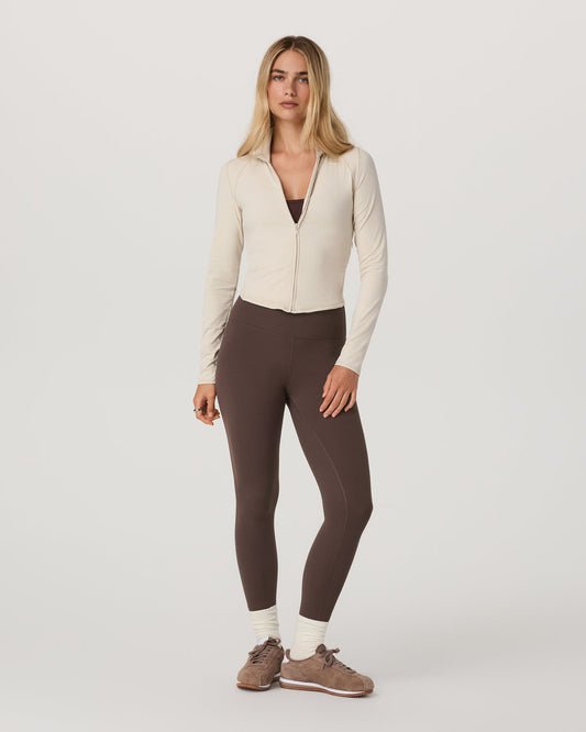 Vuori AllTheFeels™ Full Zip Women's Bone Fitness Jacket | Vuori online - US 6912