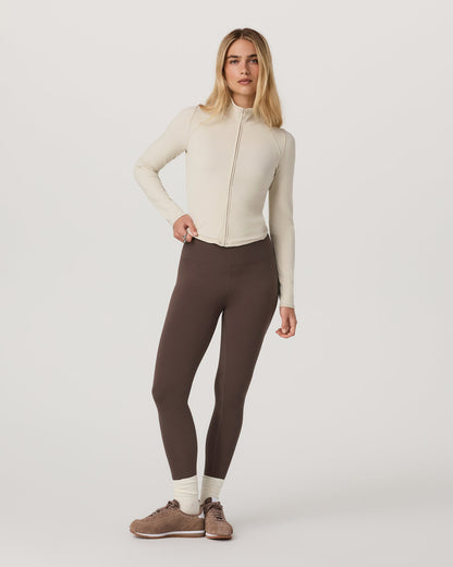 Vuori AllTheFeels™ Full Zip Women's Bone Fitness Jacket | Vuori online - US 6912