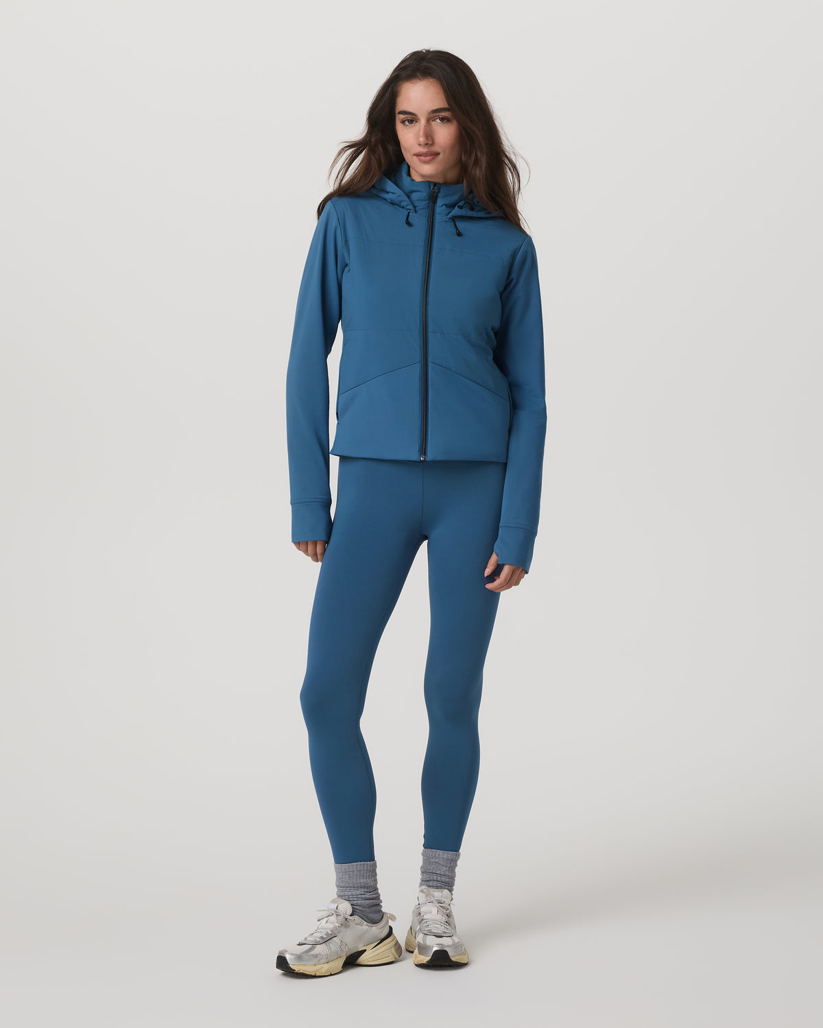 Chilled Out Full Zip Women's Lagoon Training Jacket | Vuori discount - US 1264