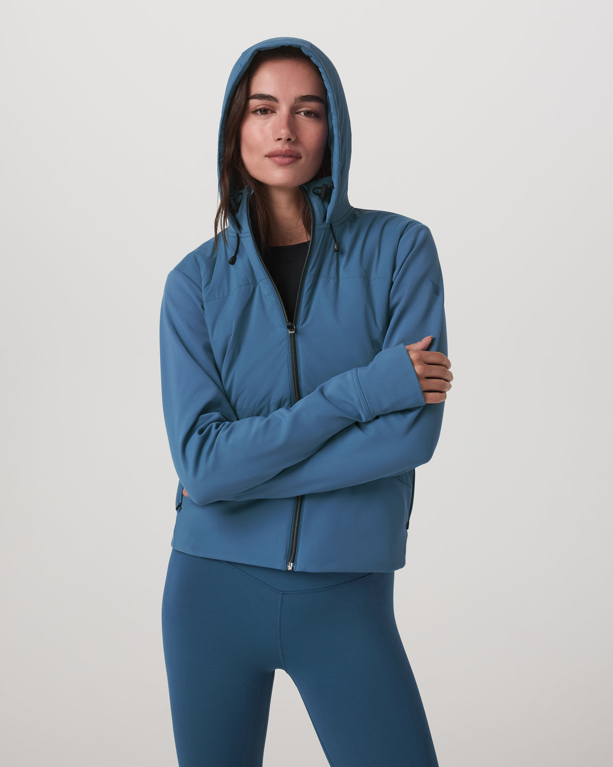 Chilled Out Full Zip Women's Lagoon Training Jacket | Vuori discount - US 1264