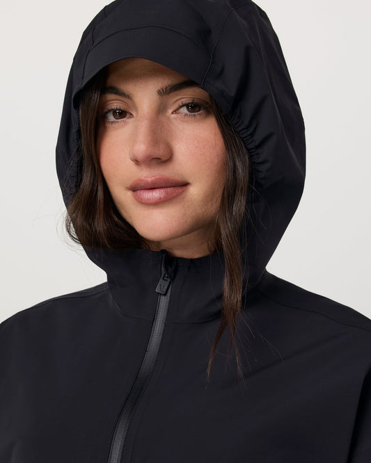Nomadic Packable Rain Shell Women's Black Jacket | Vuori shop - US 1921
