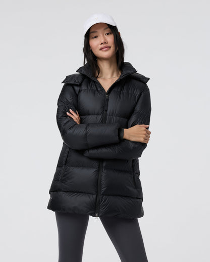 Vail Long Down Jacket Women's Black Jacket | Vuori sale - US 1577