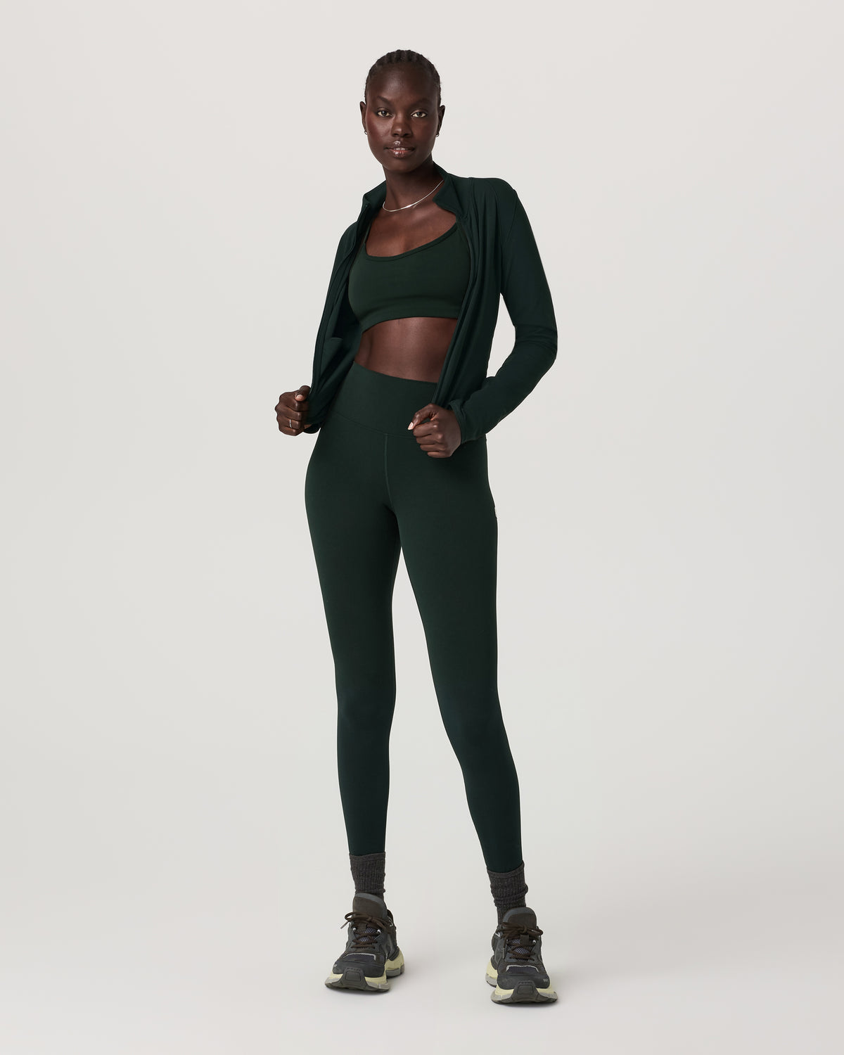 Vuori AllTheFeels™ Full Zip Women's Evergreen Jacket | Vuori online - US 8916