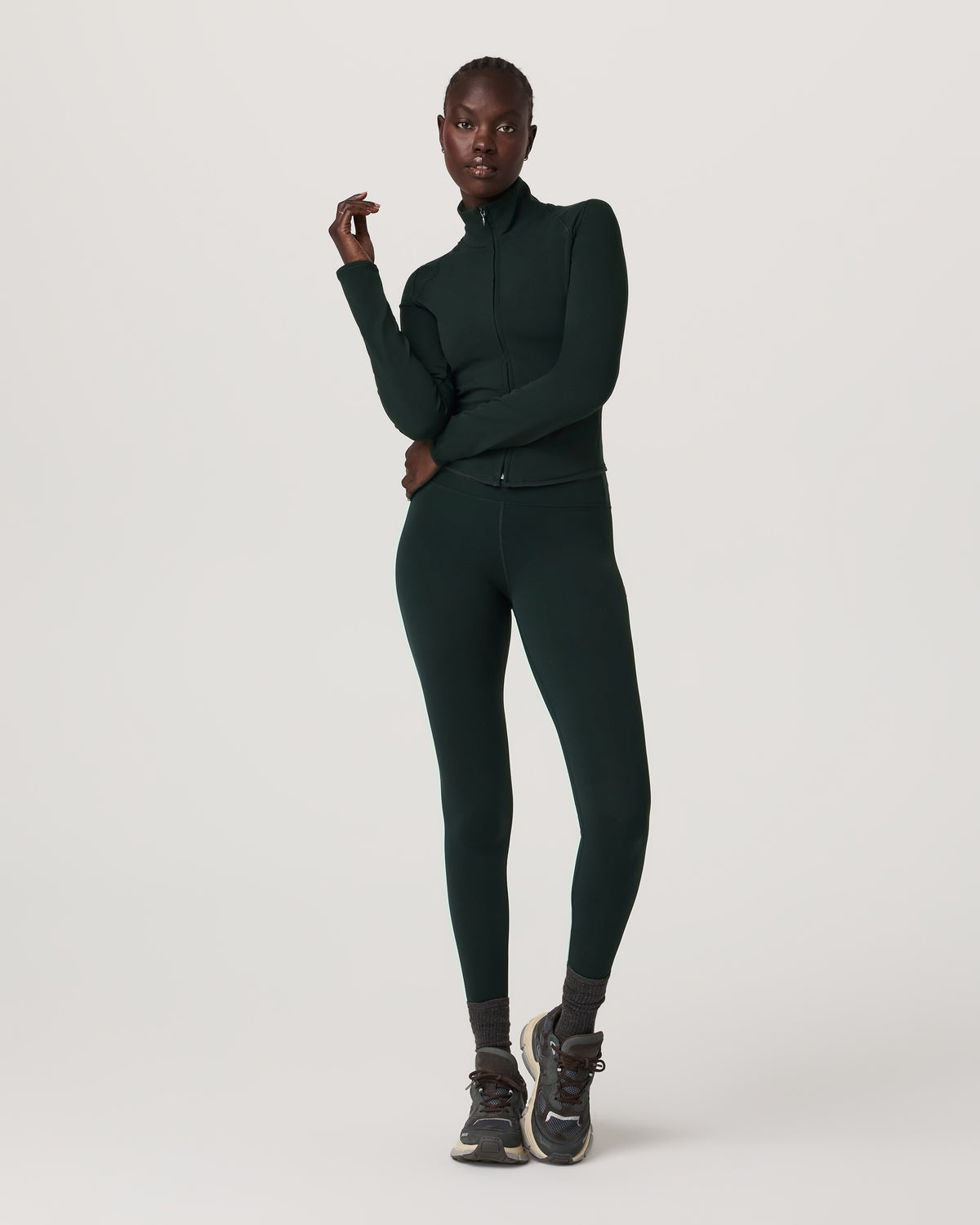 Vuori AllTheFeels™ Full Zip Women's Evergreen Jacket | Vuori online - US 8916
