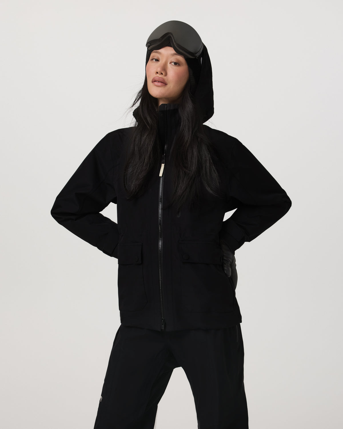 Women's Taika Snow Shell Black Ski/Board Jacket | Vuori discount - US 4539