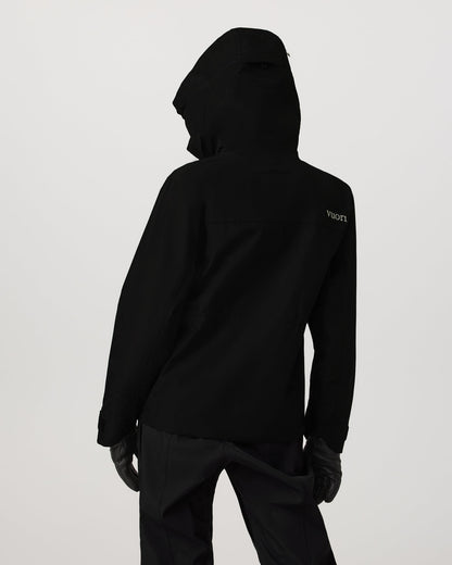 Women's Taika Snow Shell Black Ski/Board Jacket | Vuori discount - US 4539
