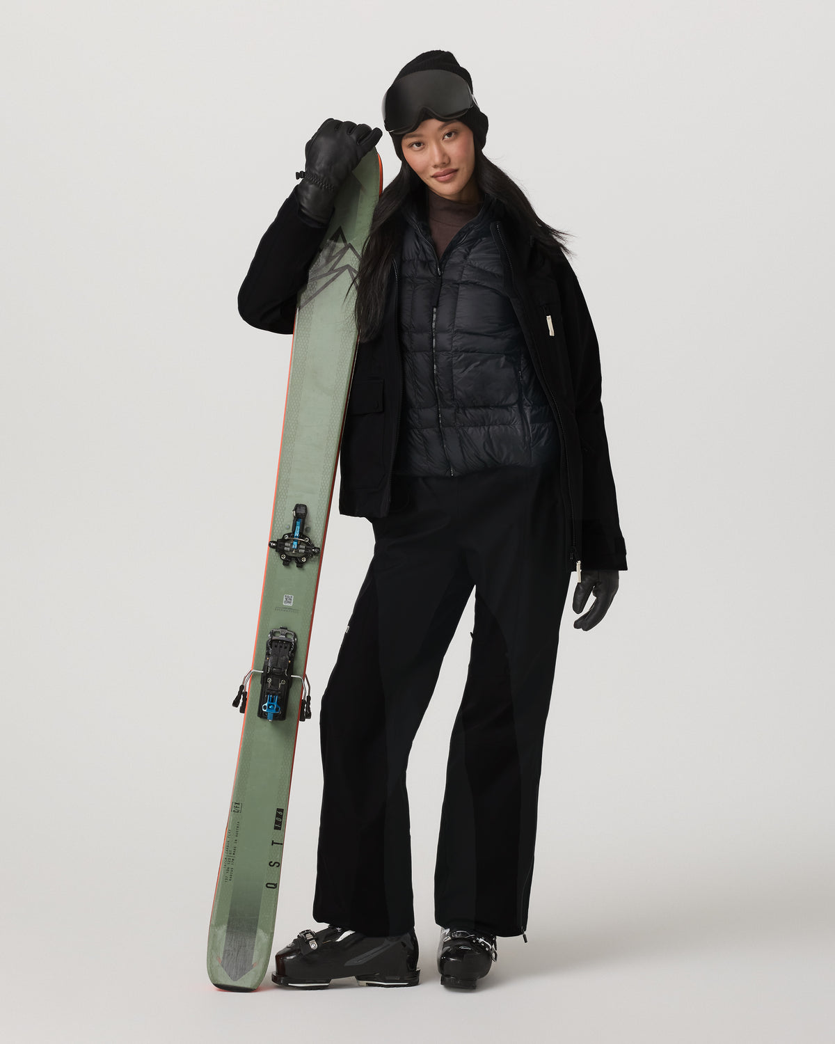 Women's Taika Snow Shell Black Ski/Board Jacket | Vuori discount - US 4539