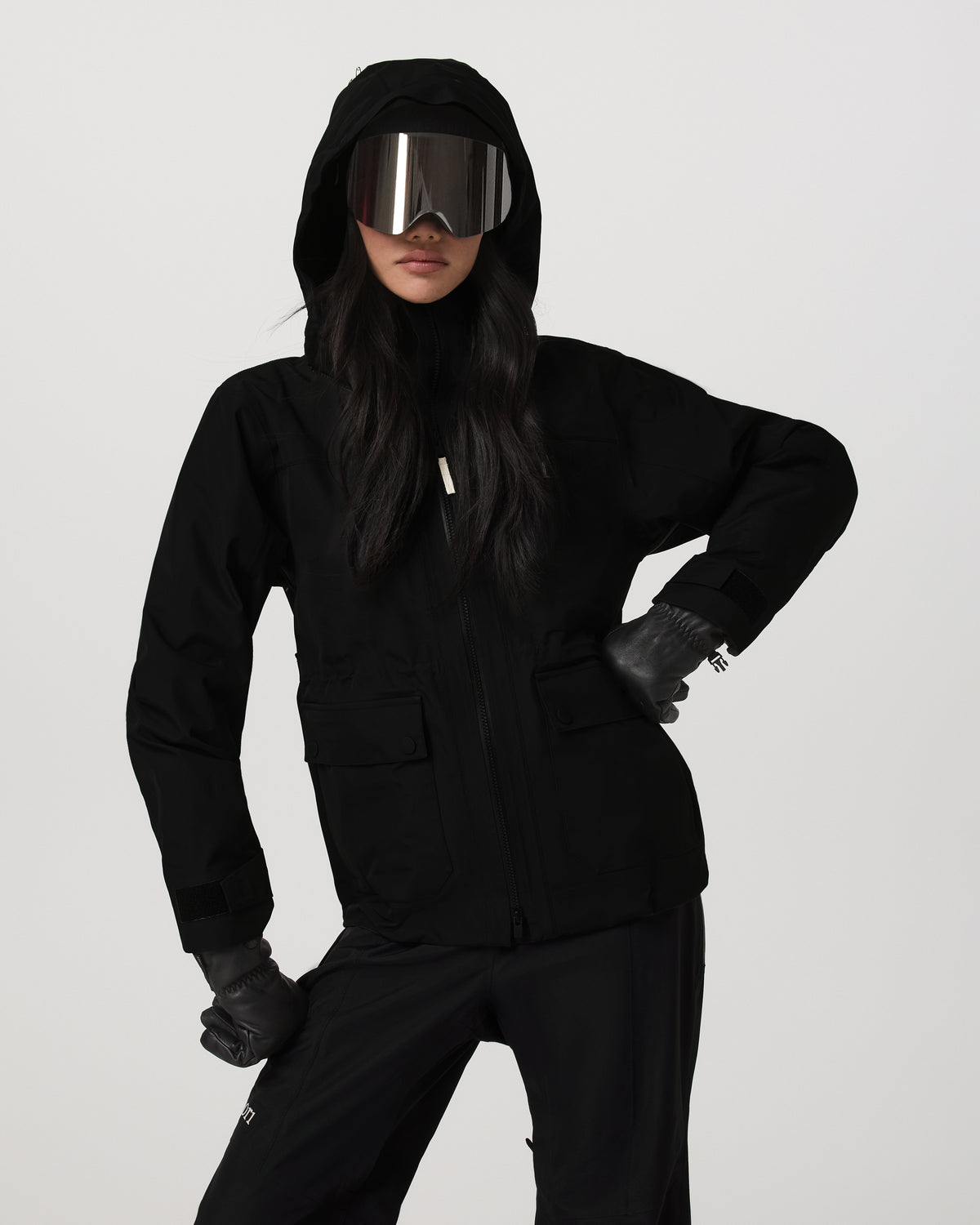 Women's Taika Snow Shell Black Ski/Board Jacket | Vuori discount - US 4539