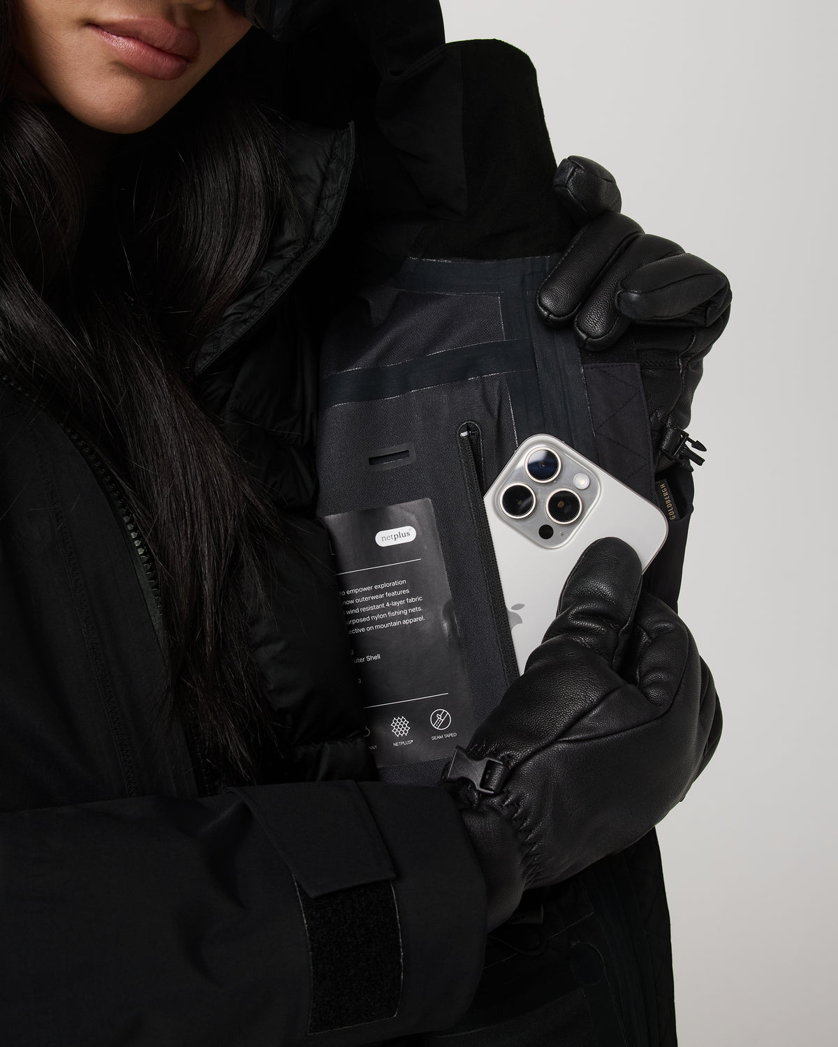 Women's Taika Snow Shell Black Ski/Board Jacket | Vuori discount - US 4539