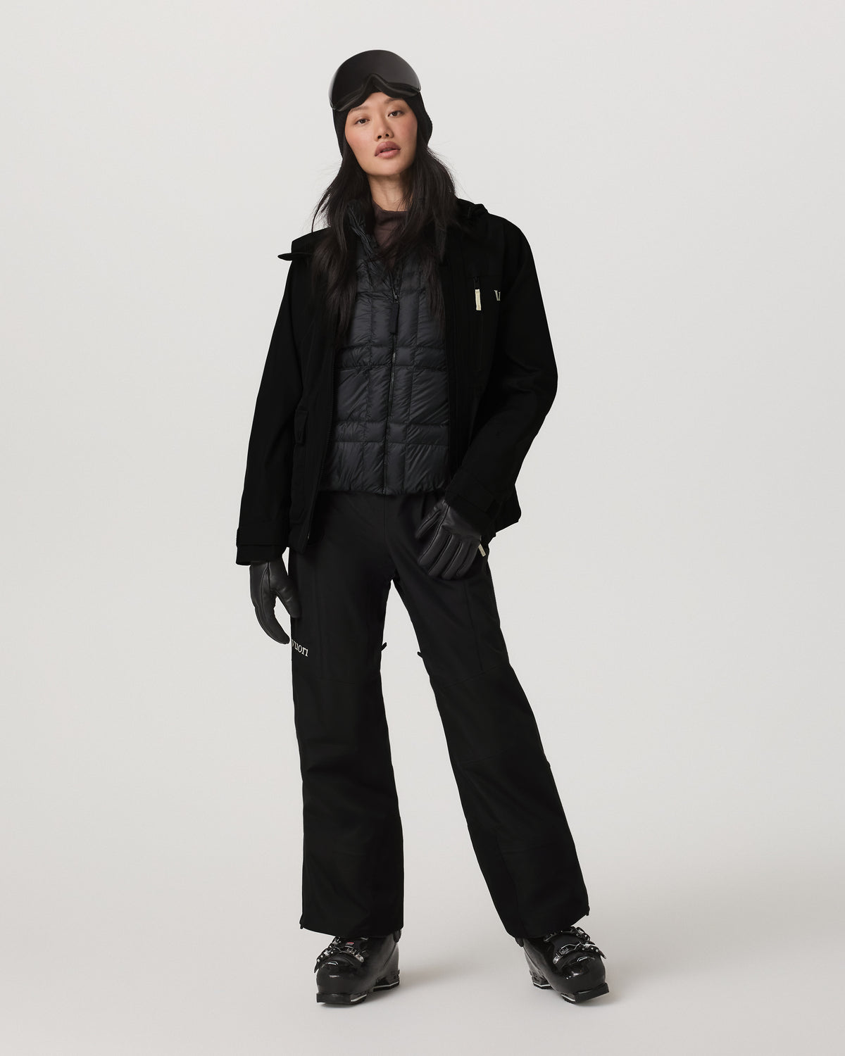 Women's Taika Snow Shell Black Ski/Board Jacket | Vuori discount - US 4539