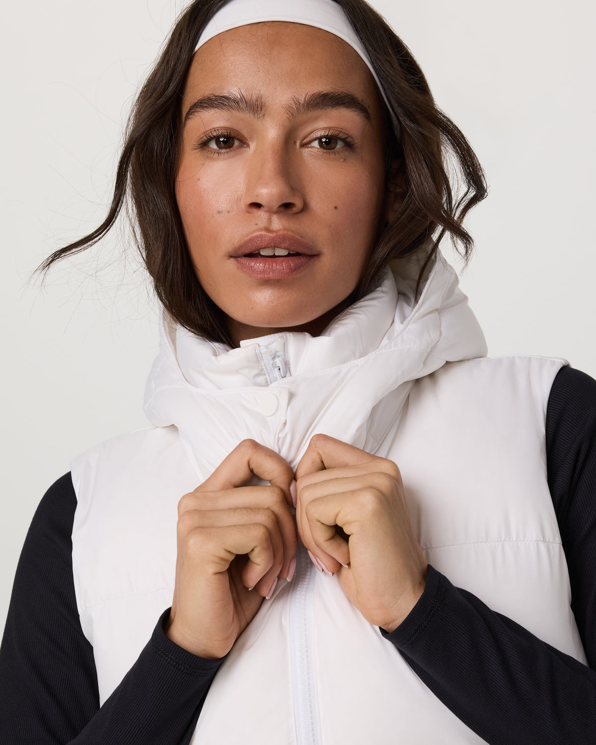 Alta Down Vest Women's White Sleeveless Vest | Vuori outlet - US 4783