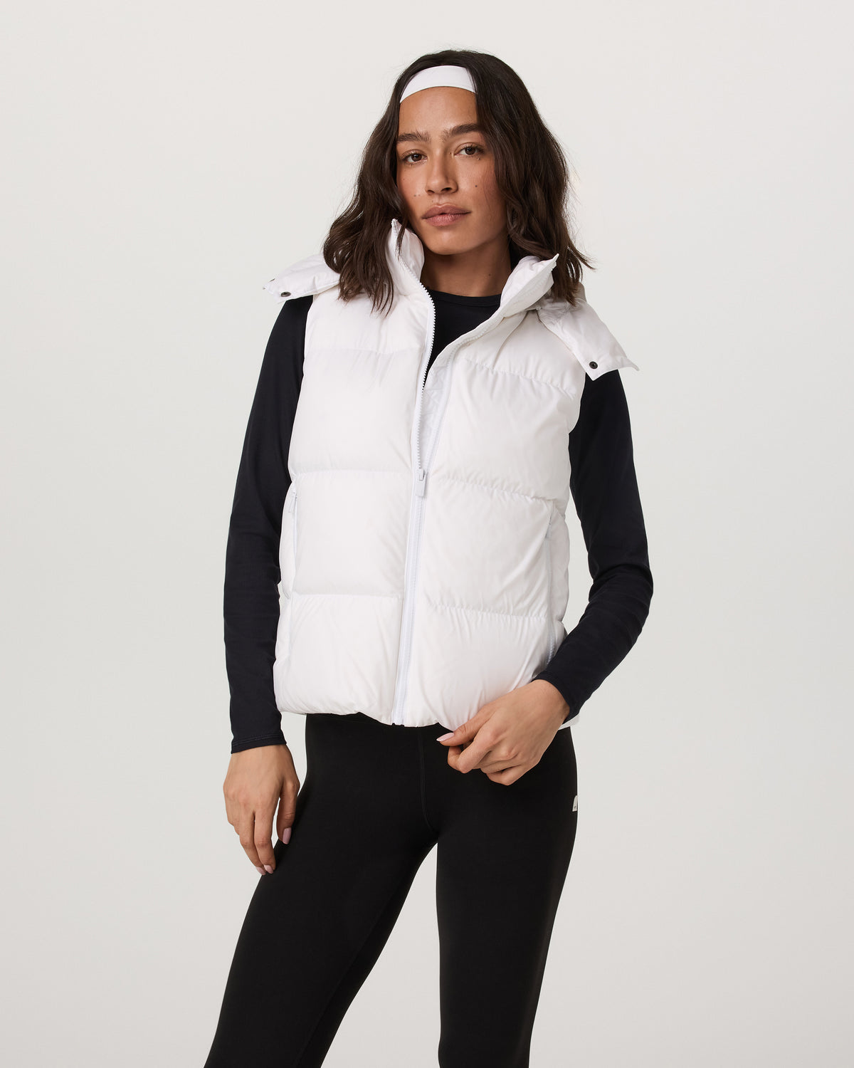 Alta Down Vest Women's White Sleeveless Vest | Vuori outlet - US 4783