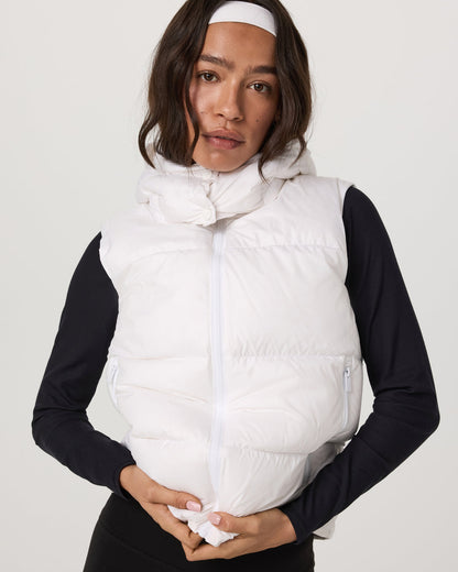 Alta Down Vest Women's White Sleeveless Vest | Vuori outlet - US 4783