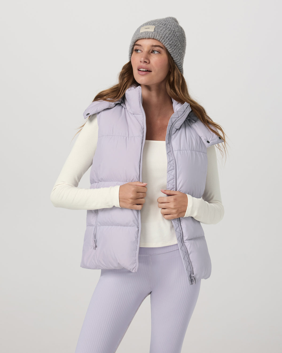 Alta Down Vest Women's Lavender Ice Sleeveless Vest | Vuori shop - US 4123