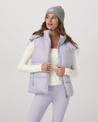 Alta Down Vest Women's Lavender Ice Sleeveless Vest | Vuori shop - US 4123