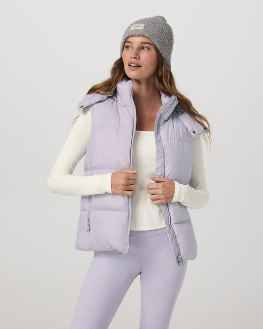 Alta Down Vest Women's Lavender Ice Sleeveless Vest | Vuori shop - US 4123