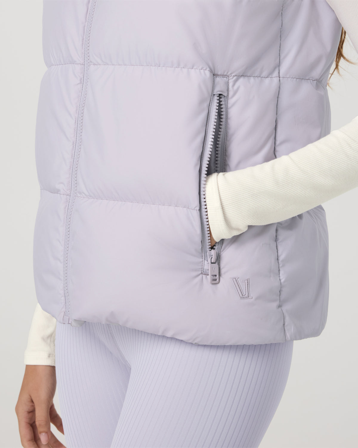 Alta Down Vest Women's Lavender Ice Sleeveless Vest | Vuori shop - US 4123