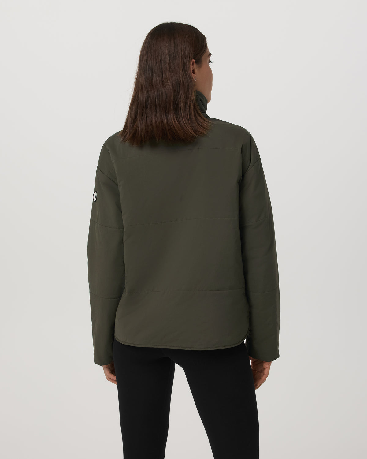 Canyon Insulated Jacket Women's Olive Full-Zip Jacket | Vuori online - US 4179