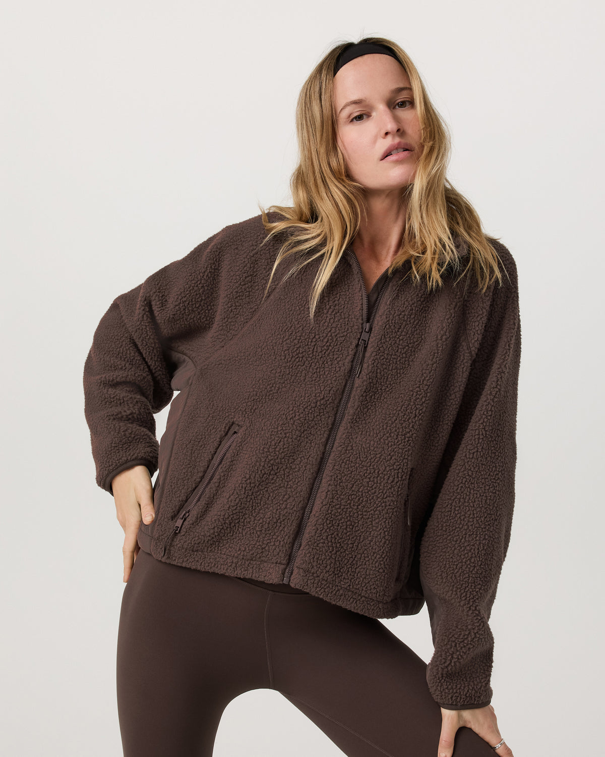 Alpine Jacket Women's Cozy Fleece Jacket in Java | Vuori discount - US 9401
