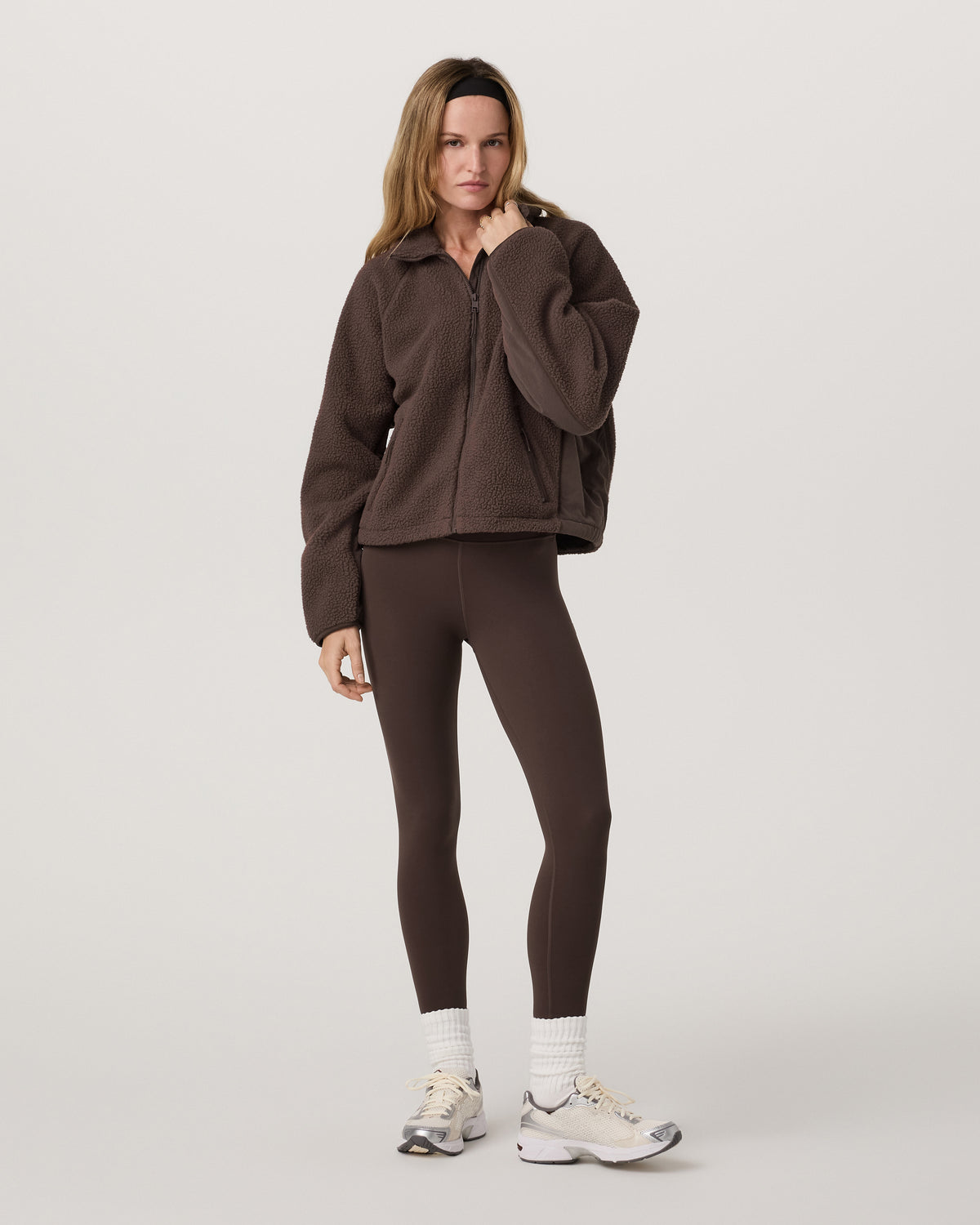 Alpine Jacket Women's Cozy Fleece Jacket in Java | Vuori discount - US 9401