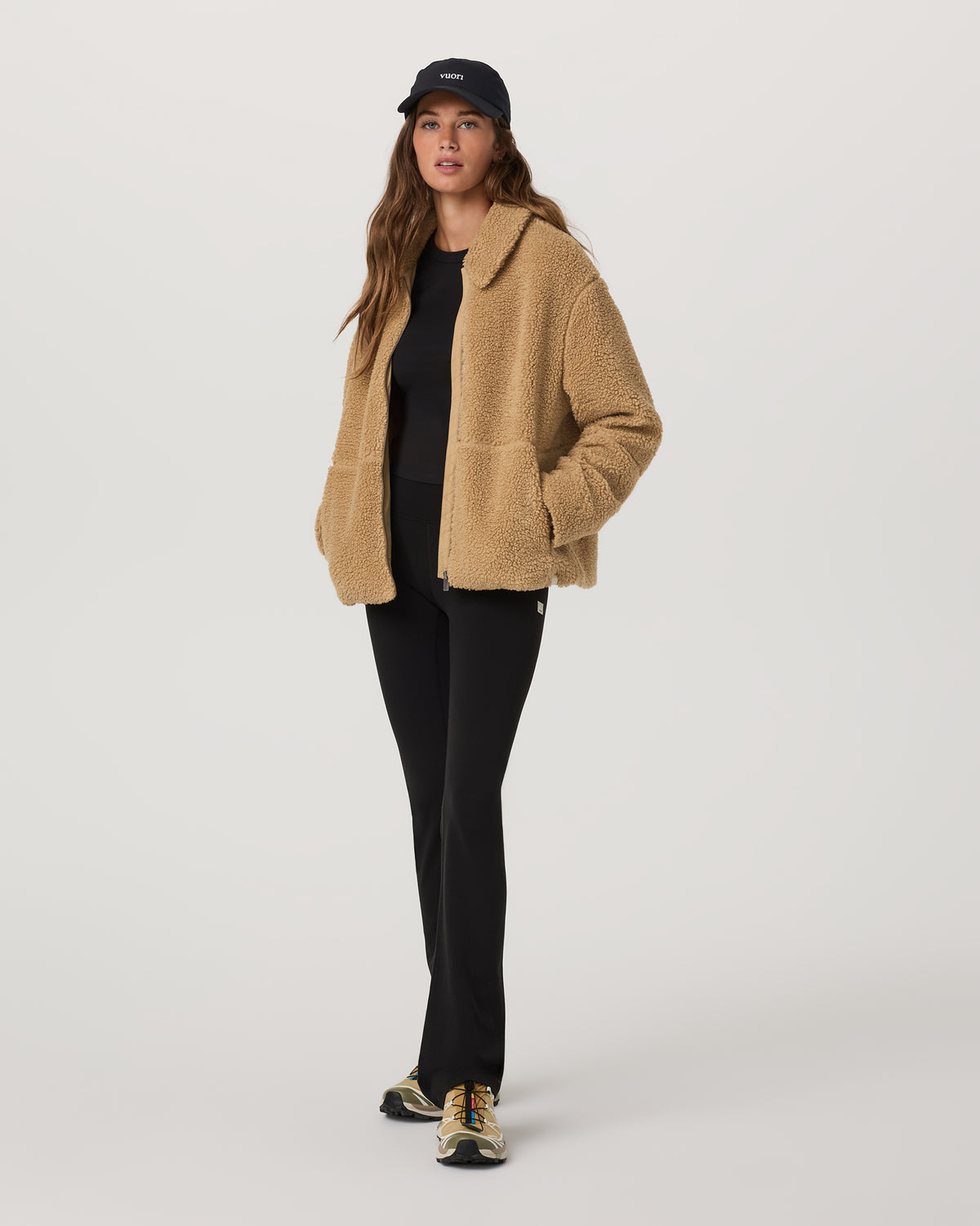 Lou Full Zip Jacket Women's Butterscotch Fleece Jacket | Vuori outlet - US 2292