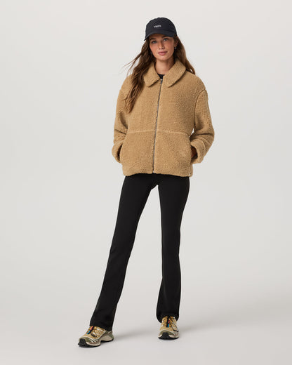 Lou Full Zip Jacket Women's Butterscotch Fleece Jacket | Vuori outlet - US 2292