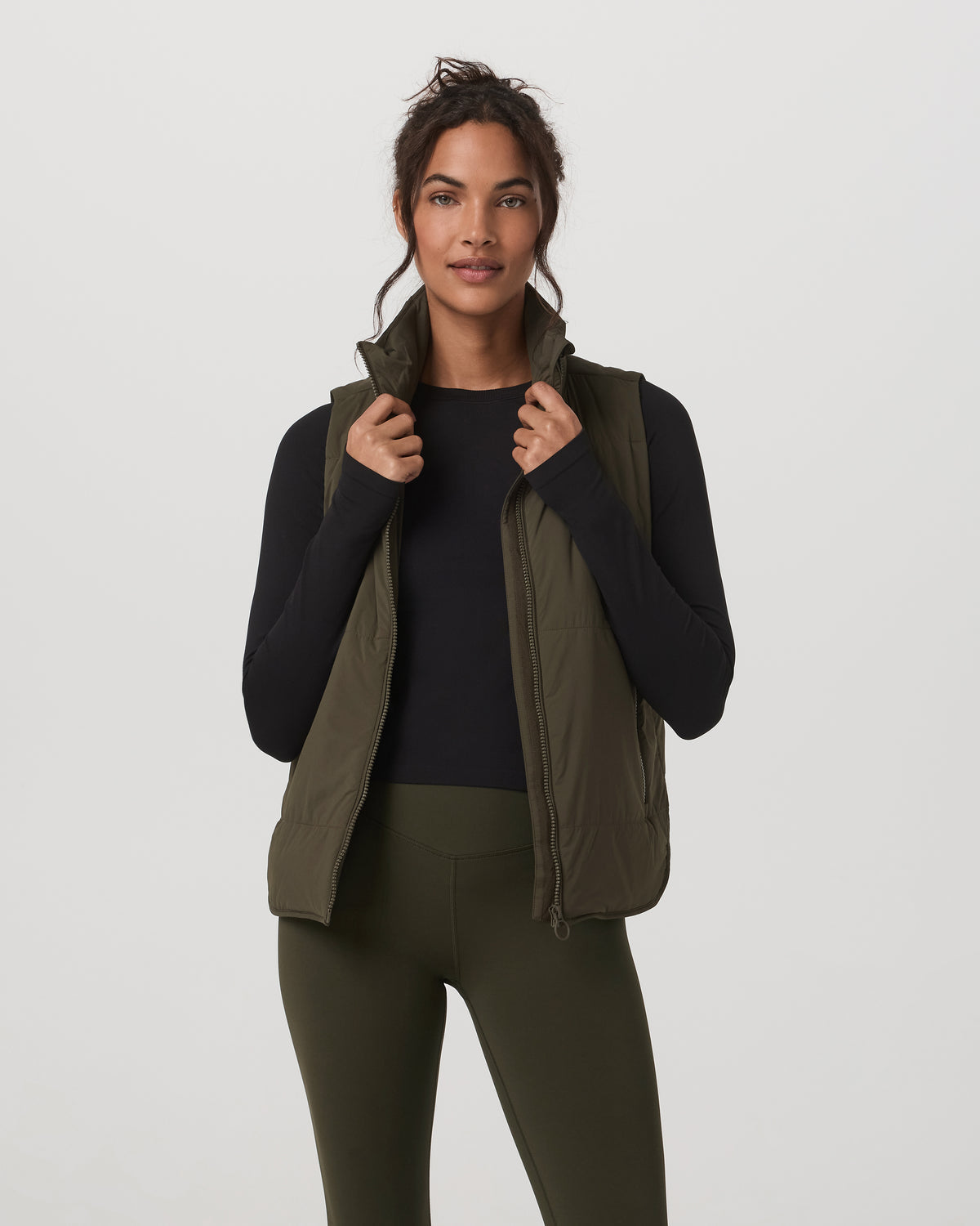 Canyon Insulated Vest Women's Olive Lightweight Vest | Vuori shop - US 3959