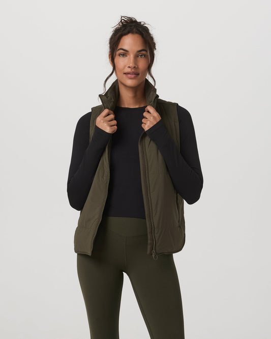 Canyon Insulated Vest Women's Olive Lightweight Vest | Vuori shop - US 3959