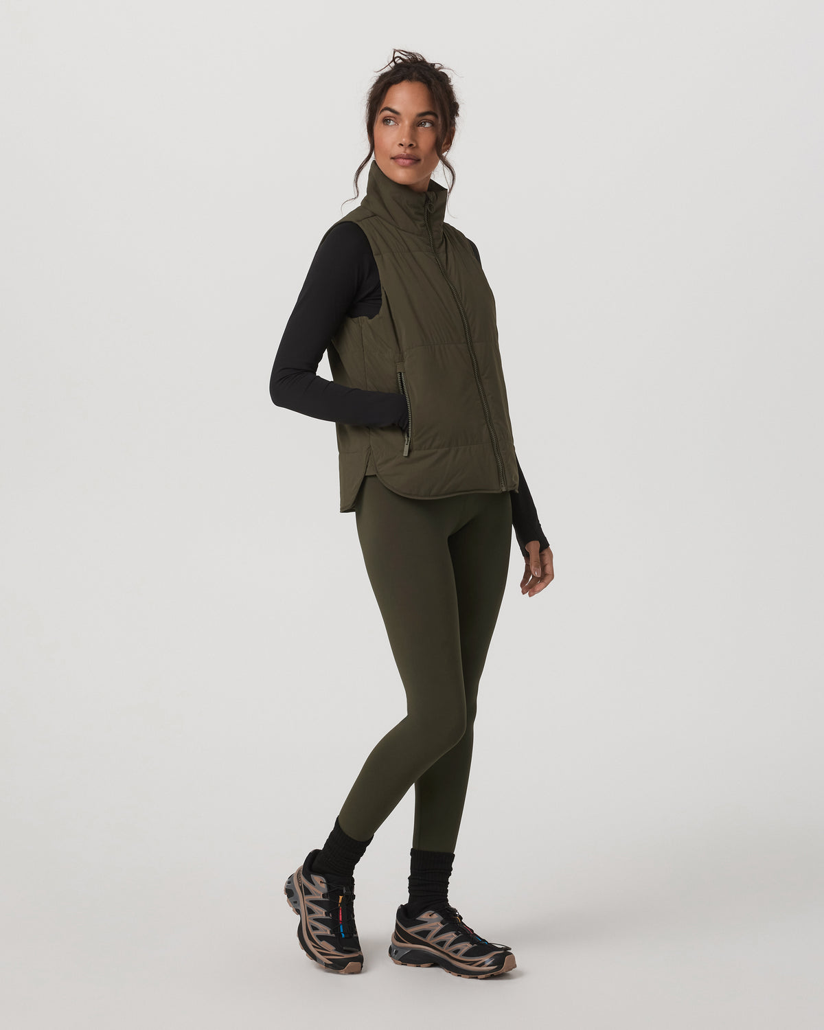 Canyon Insulated Vest Women's Olive Lightweight Vest | Vuori shop - US 3959