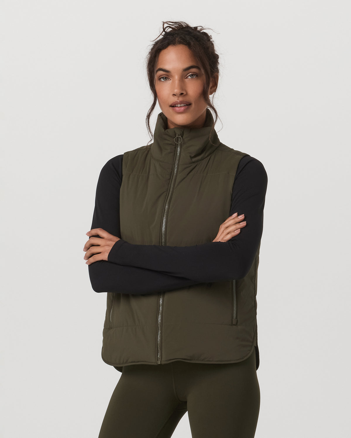 Canyon Insulated Vest Women's Olive Lightweight Vest | Vuori shop - US 3959
