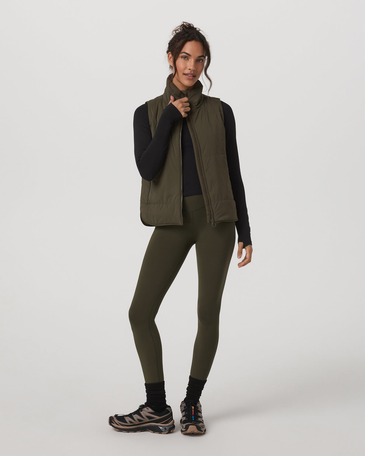 Canyon Insulated Vest Women's Olive Lightweight Vest | Vuori shop - US 3959