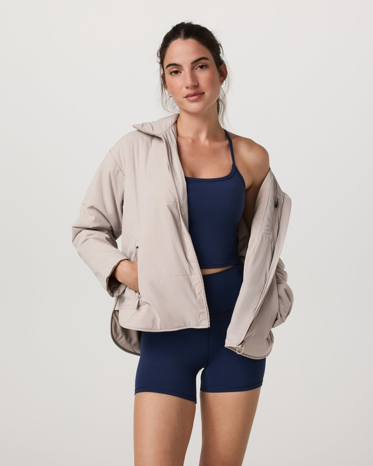 Canyon Insulated Jacket Women's Pumice Full-Zip Jacket | Vuori sale - US 4271