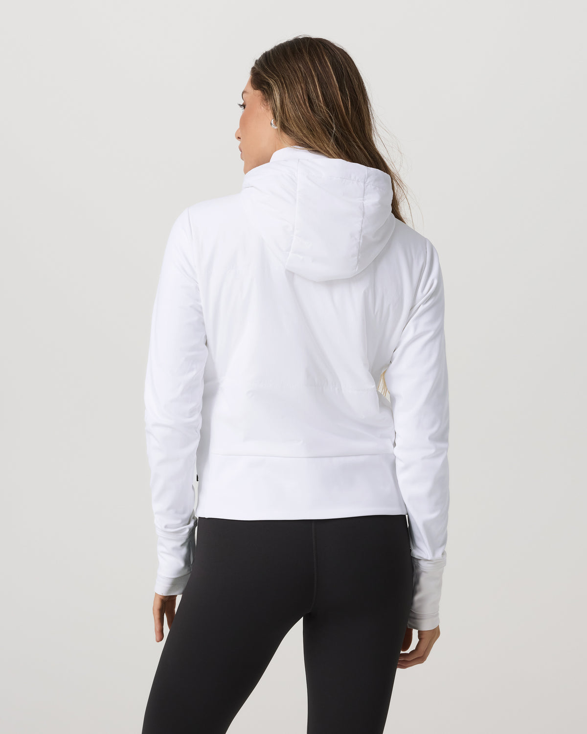 Chilled Out Full Zip Women's White Training Jacket | Vuori onsale - US 7453