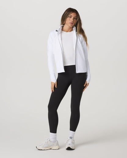 Chilled Out Full Zip Women's White Training Jacket | Vuori onsale - US 7453