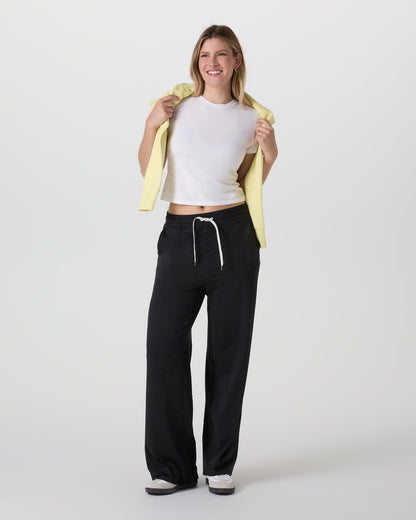 Halo Essential Wideleg Black Heather Pants | Vuori online - US 7948