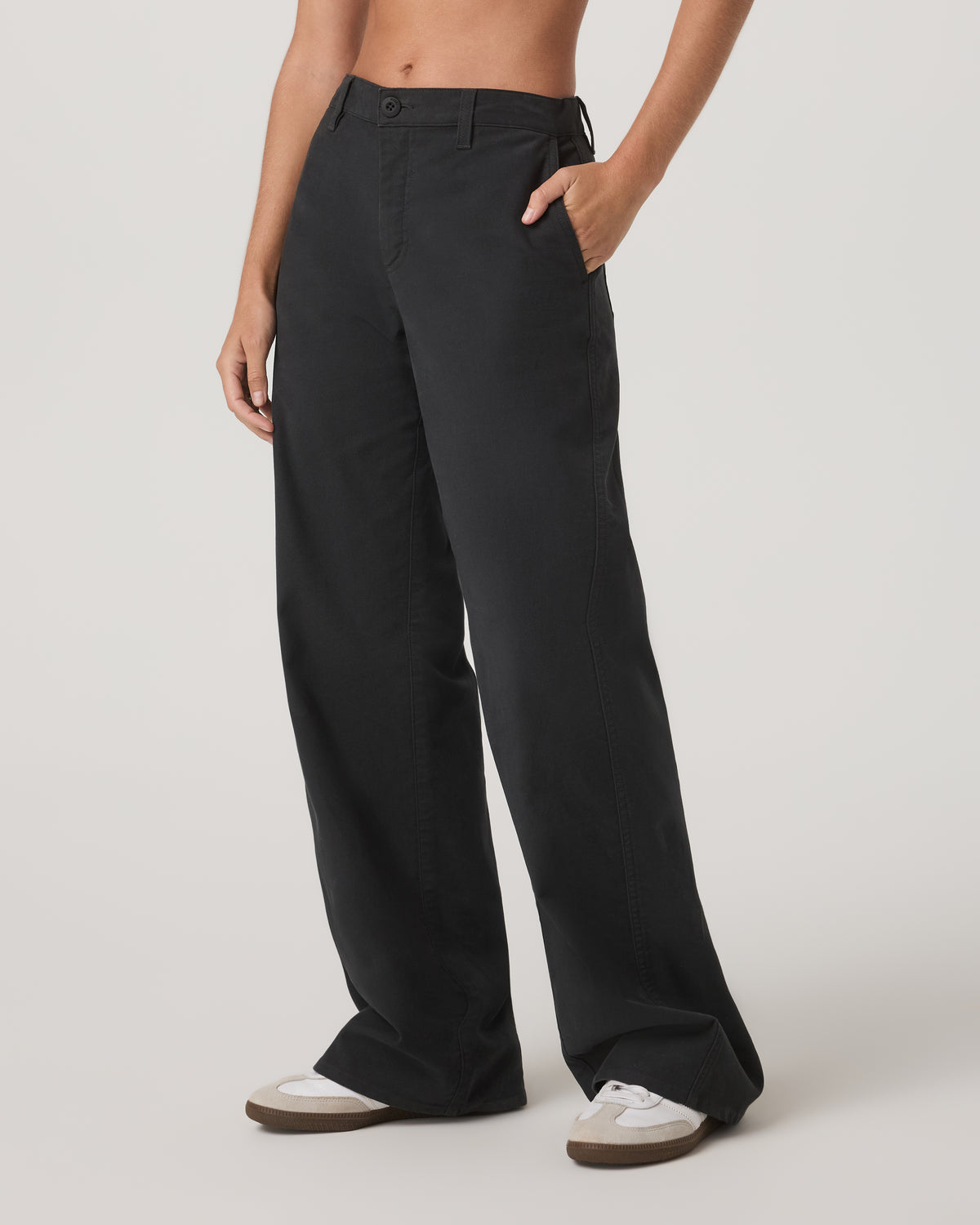 Telluride Twill Pant Women's Washed Black Pants | Vuori sale - US 4554