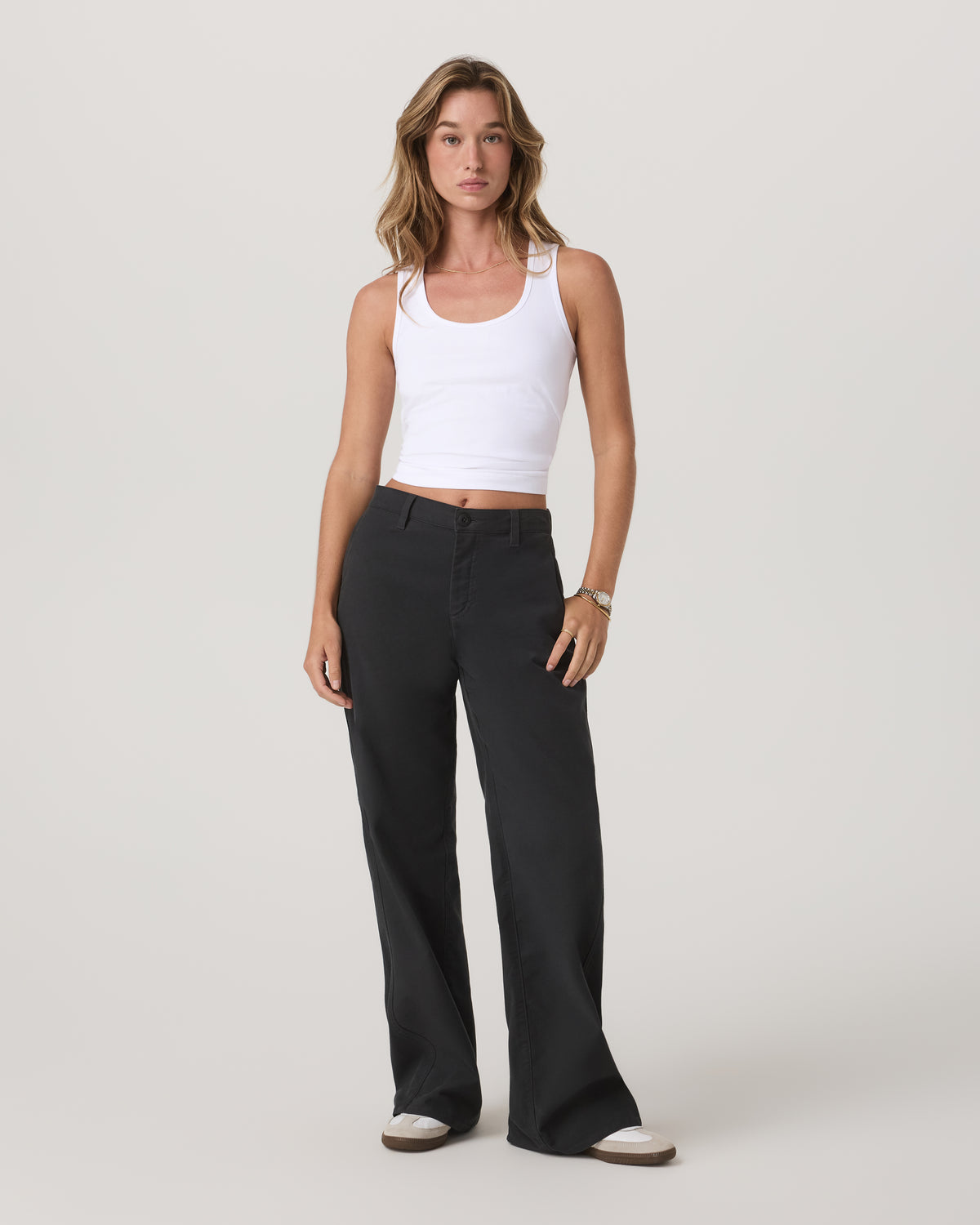 Telluride Twill Pant Women's Washed Black Pants | Vuori sale - US 4554