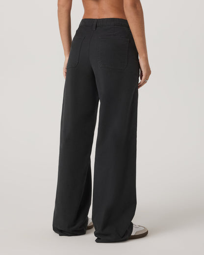 Telluride Twill Pant Women's Washed Black Pants | Vuori sale - US 4554